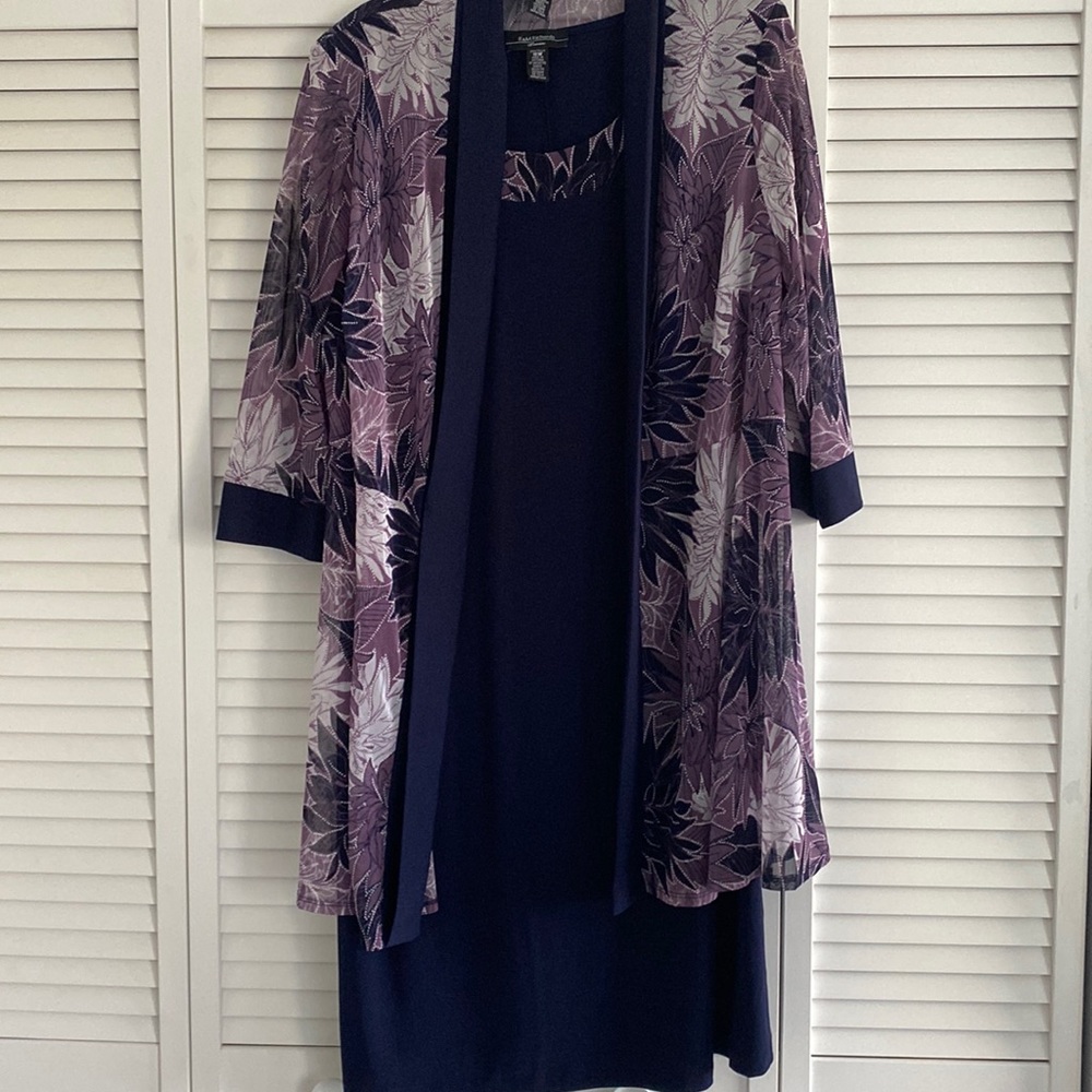 Two piece dress with jacket